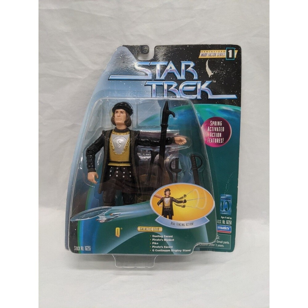Star Trek Q Warp Factor Series 1 Playmates 1997 Action Figure